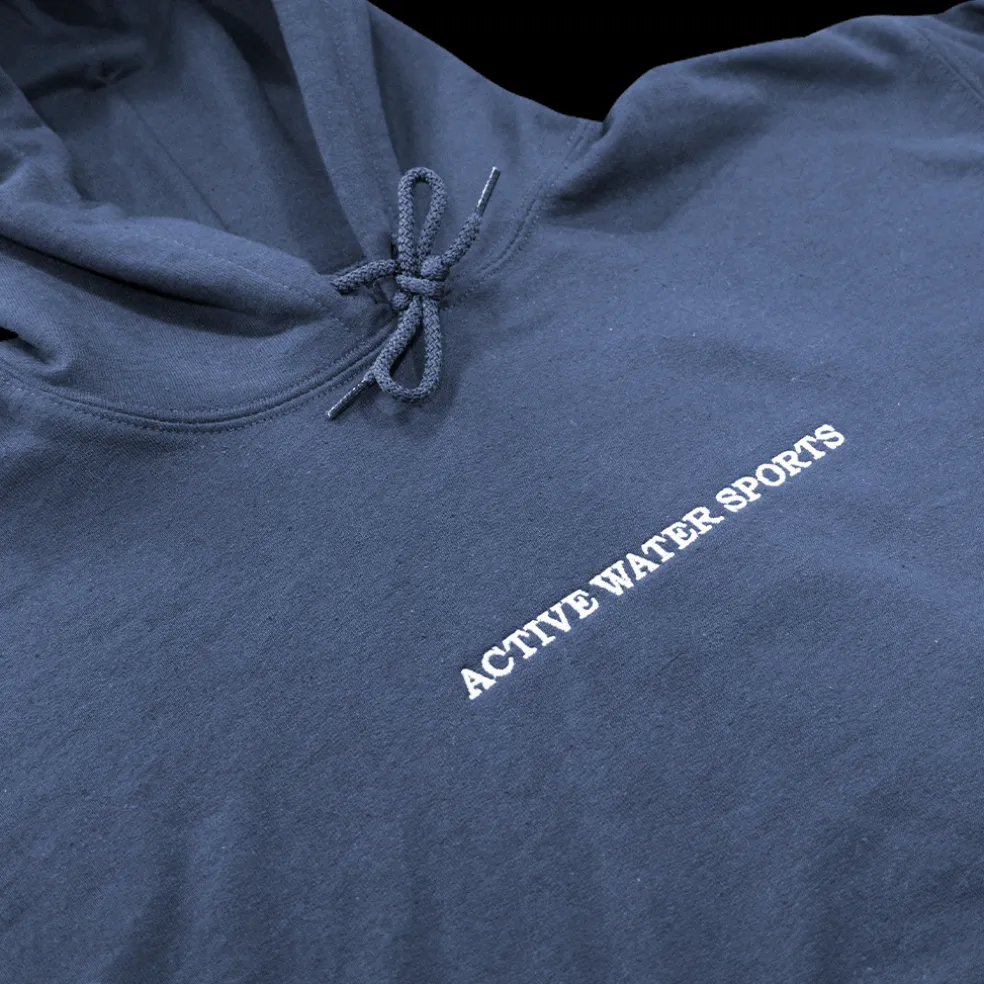 AWS Embroidered Hoodie – Navy