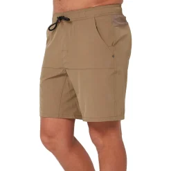 Follow All Day Shorts - Deep Taupe