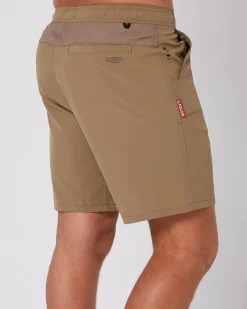 Follow All Day Shorts - Deep Taupe