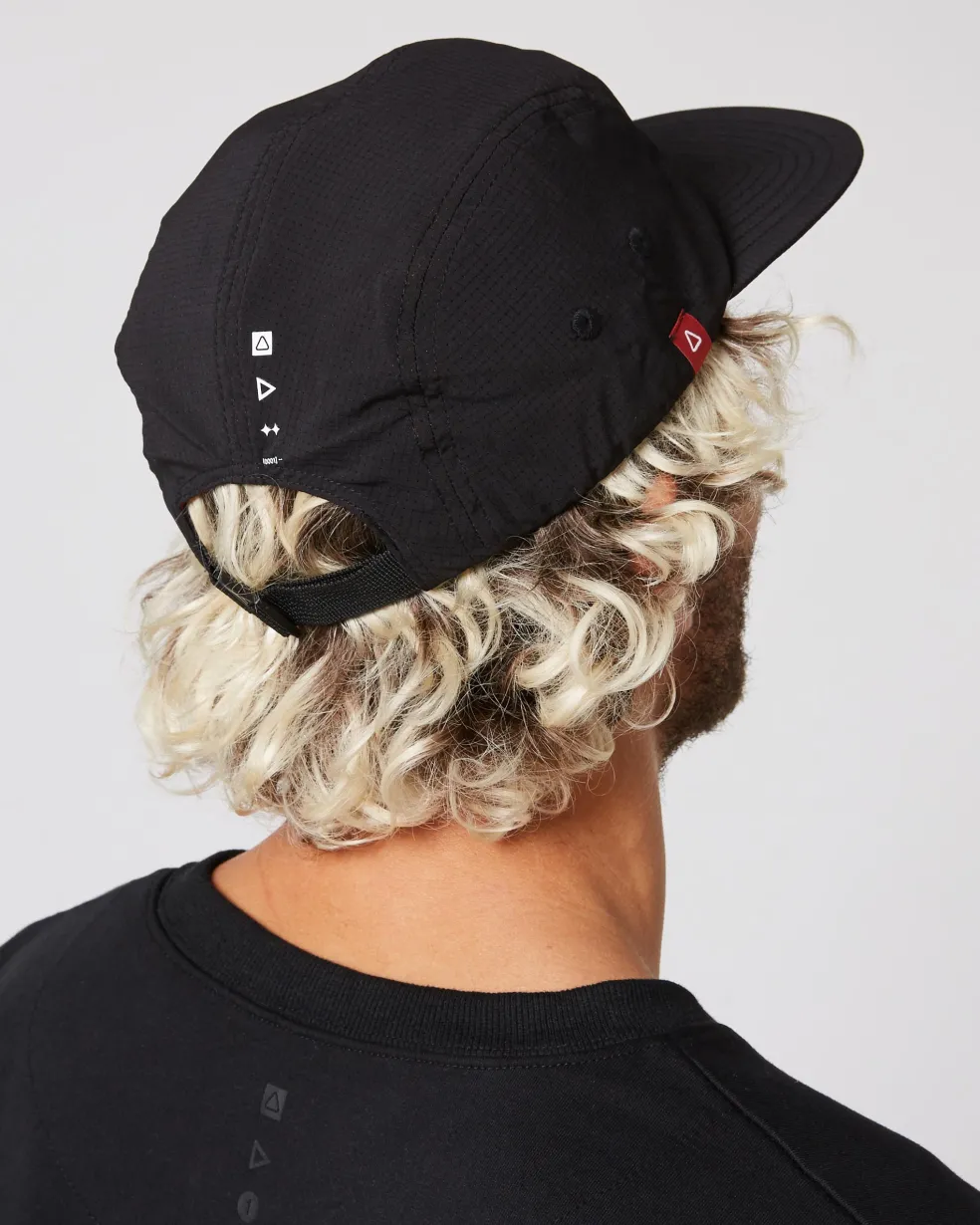 Follow Brand Tech Cap - Black