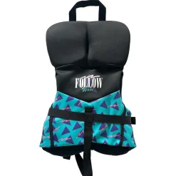 Follow Grommy Infant CGA Jacket - Black/Teal (0 - 30 LBS)
