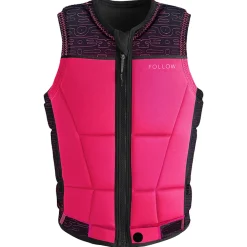 Follow Harmony Ladies Jacket - Black/Pink