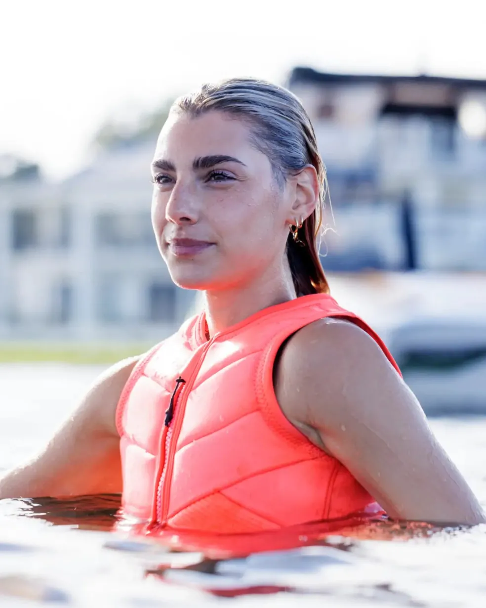 Follow Memphis Womens Impact Vest - Fluro Red