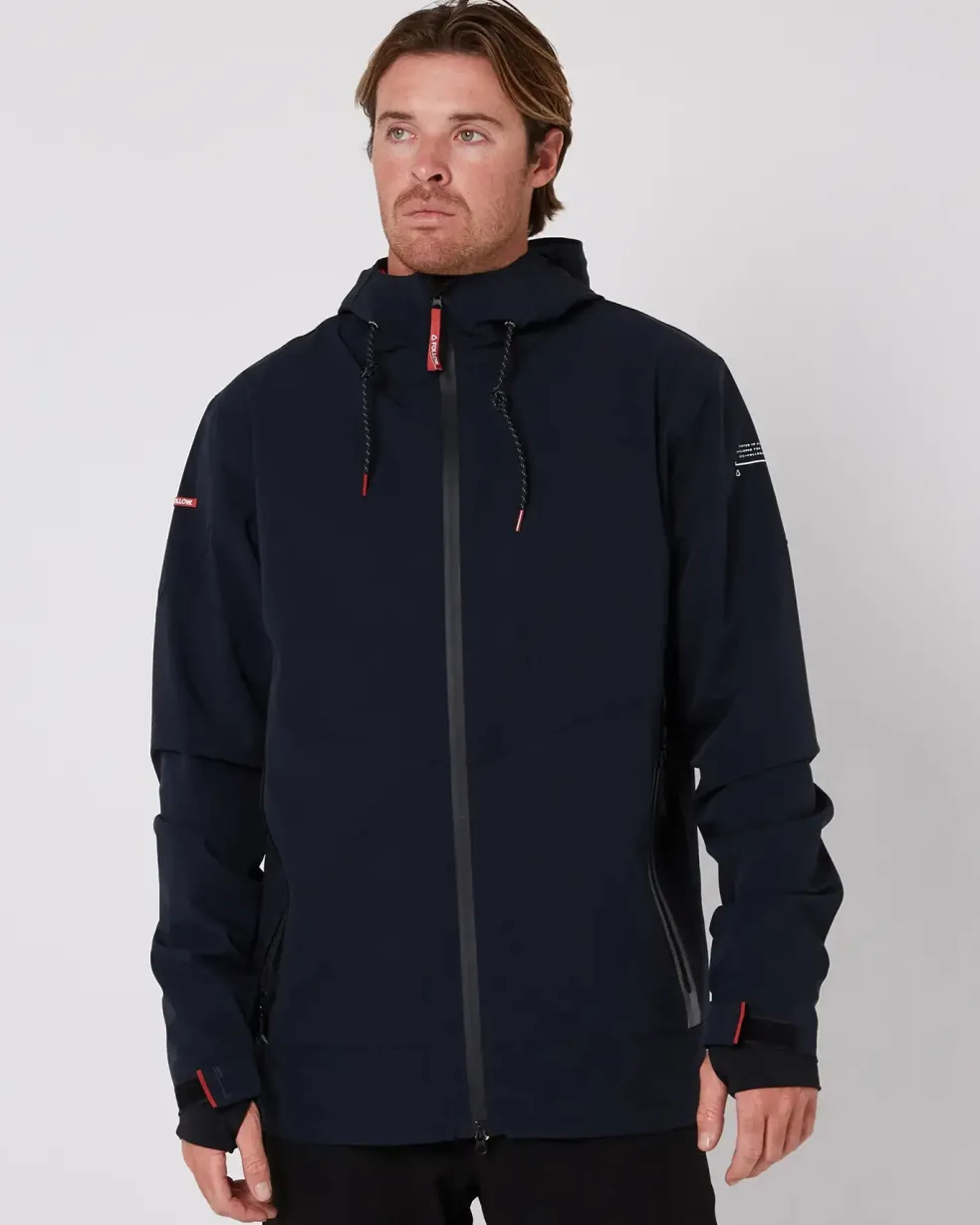 Follow Outer Spray Zip-Through Jacket - Black