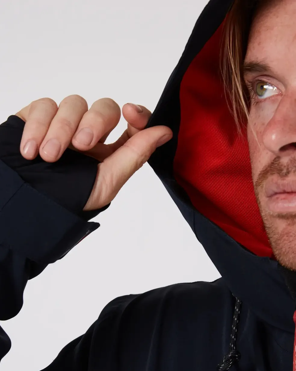 Follow Outer Spray Zip-Through Jacket - Black