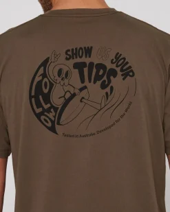 Follow Show Us Tee - Taupe
