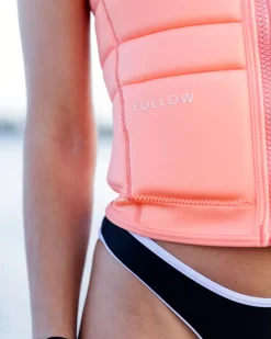 Follow Total Womens Impact Vest - Melon