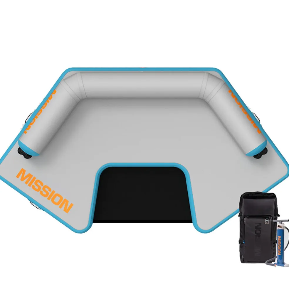 MISSION Reef Lite Lounge Inflatable Water Mat (6.5' x11.5' x 6')