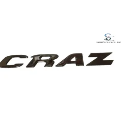 Moomba CRAZ Black Chrome, Transom Decal (116055)