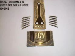 Nautique DECAL PCM CHROMAX 14 PIECE SET FOR 6.0 LITER ENGINE - 140084