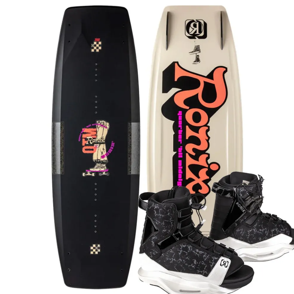 Ronix 2025 Quarter 'Til Midnight Wakeboard | Halo Boots