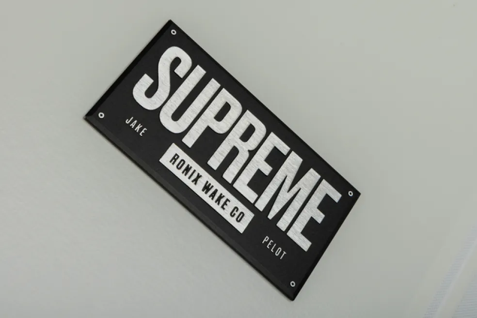 Ronix 2025 Supreme Wakeboard | Supreme BOA Boots