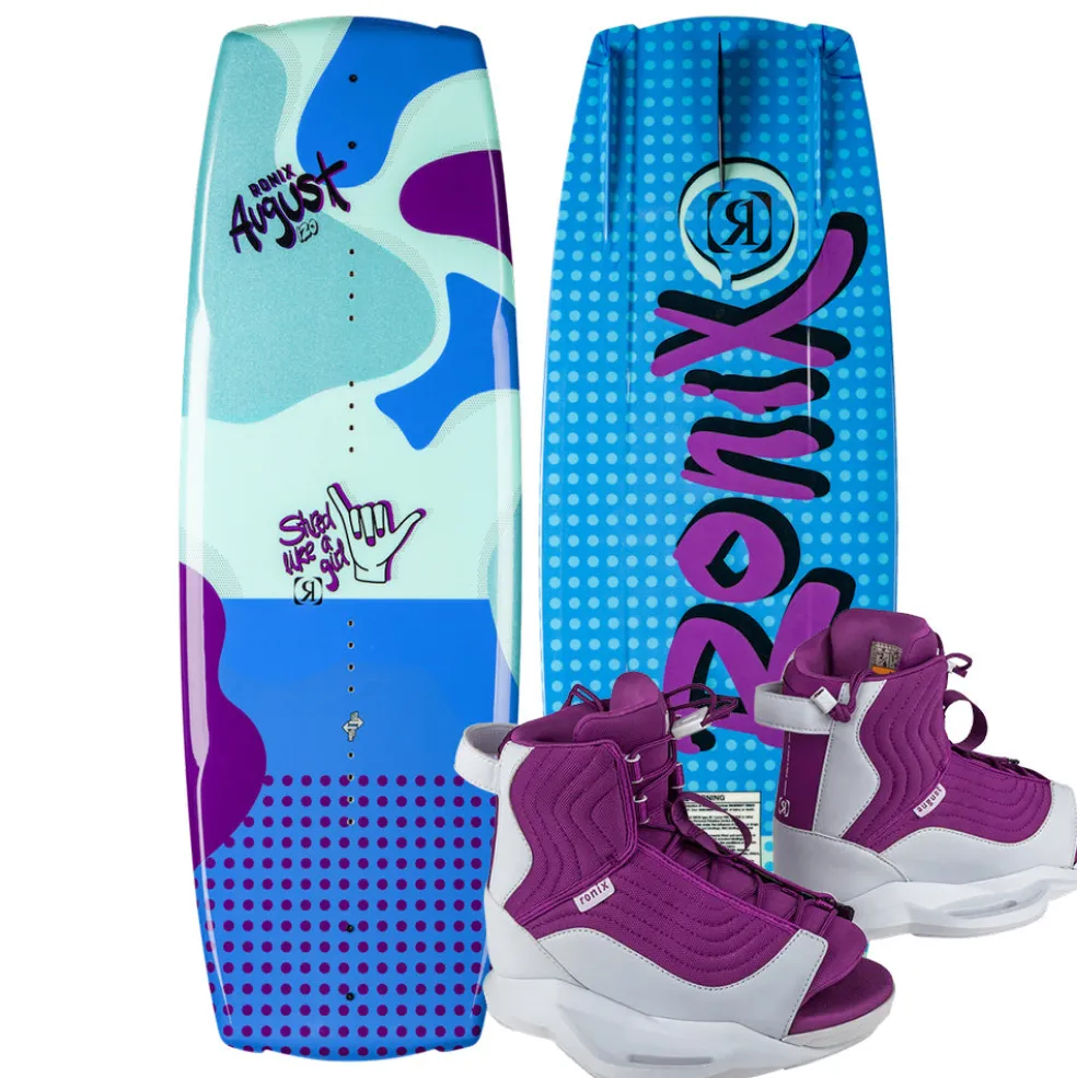 Ronix August Kid's Wakeboard | August Bindings 2026