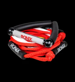 Ronix Bungee Surf Rope-10" Handle Hide Grip-25ft 4-Sect. Rope - Asst. Color