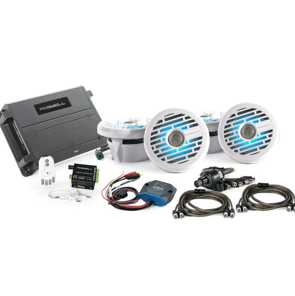 Roswell R1 6.5" Marine Audio Package - Black